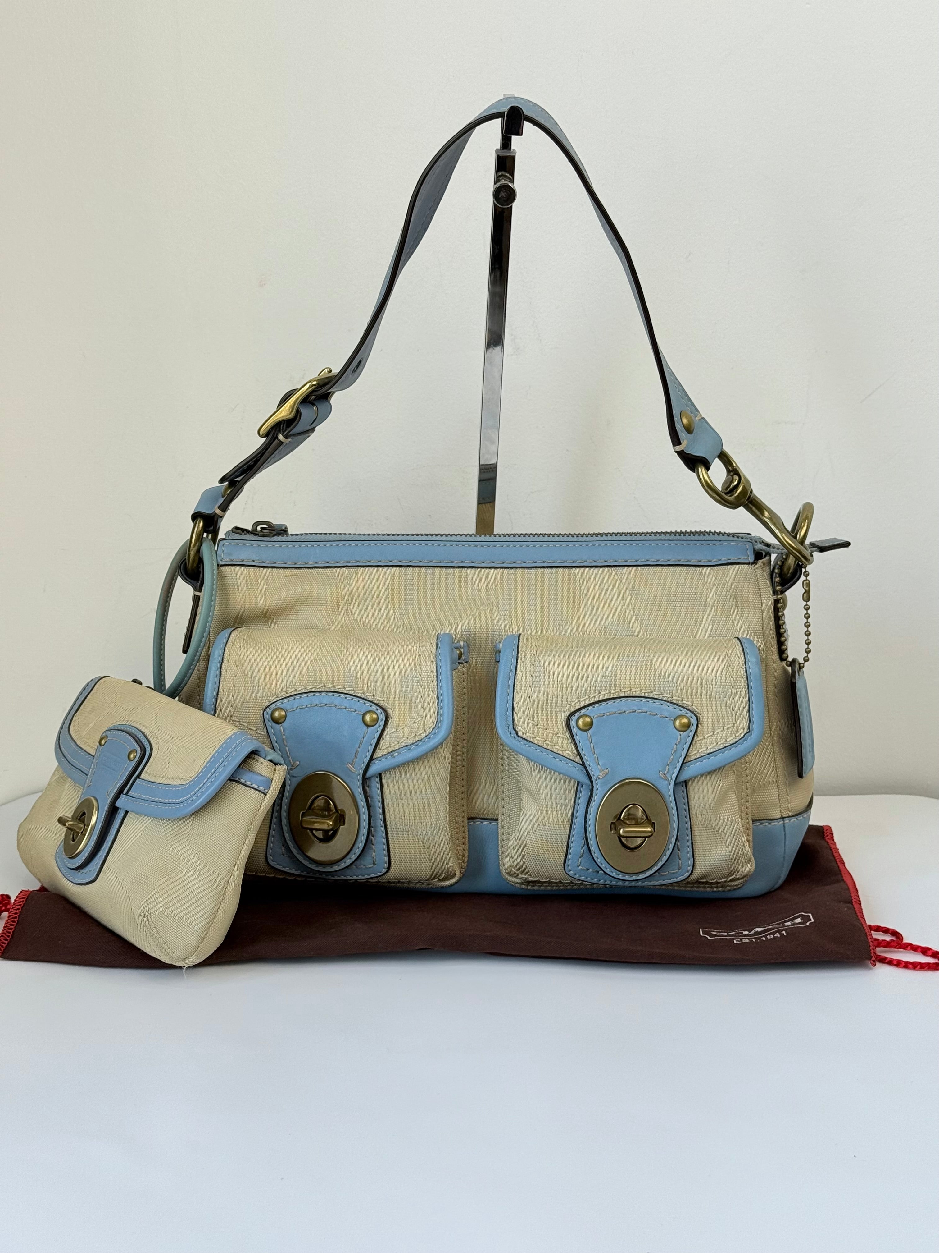 Rare Coach 65th Anniversary Legacy Bag Limited Edition Satchel Bag 00s Y2K HandBag