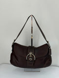 Vintage Coach Dark Brown Soho Shoulder Bag Coach Leather Handbag 00s Y2K