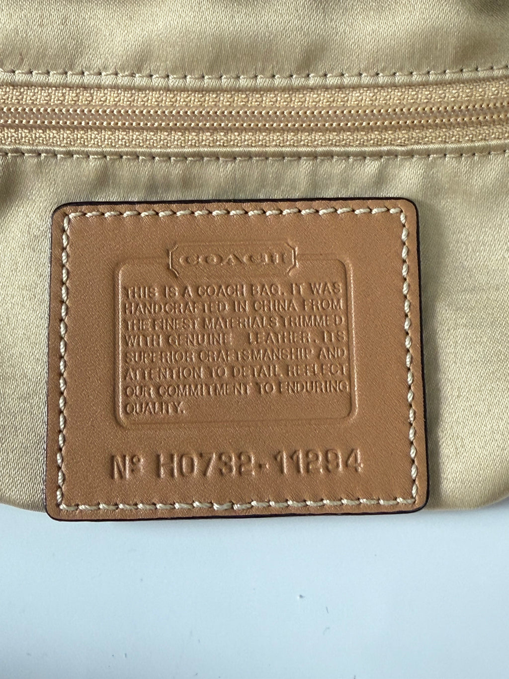 Vintage Coach Ergo Brown/Tan Bag Coach Signature Y2K HandBag