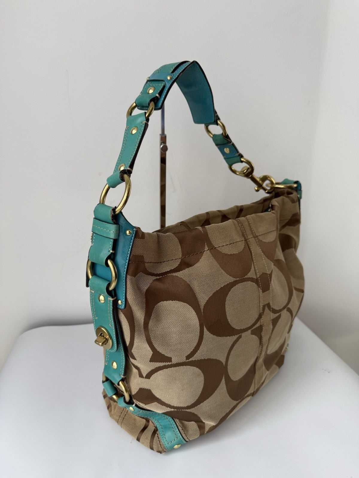 Vintage Coach Carly Bag Coach Signature Hobo Bag 00s Y2K Bag