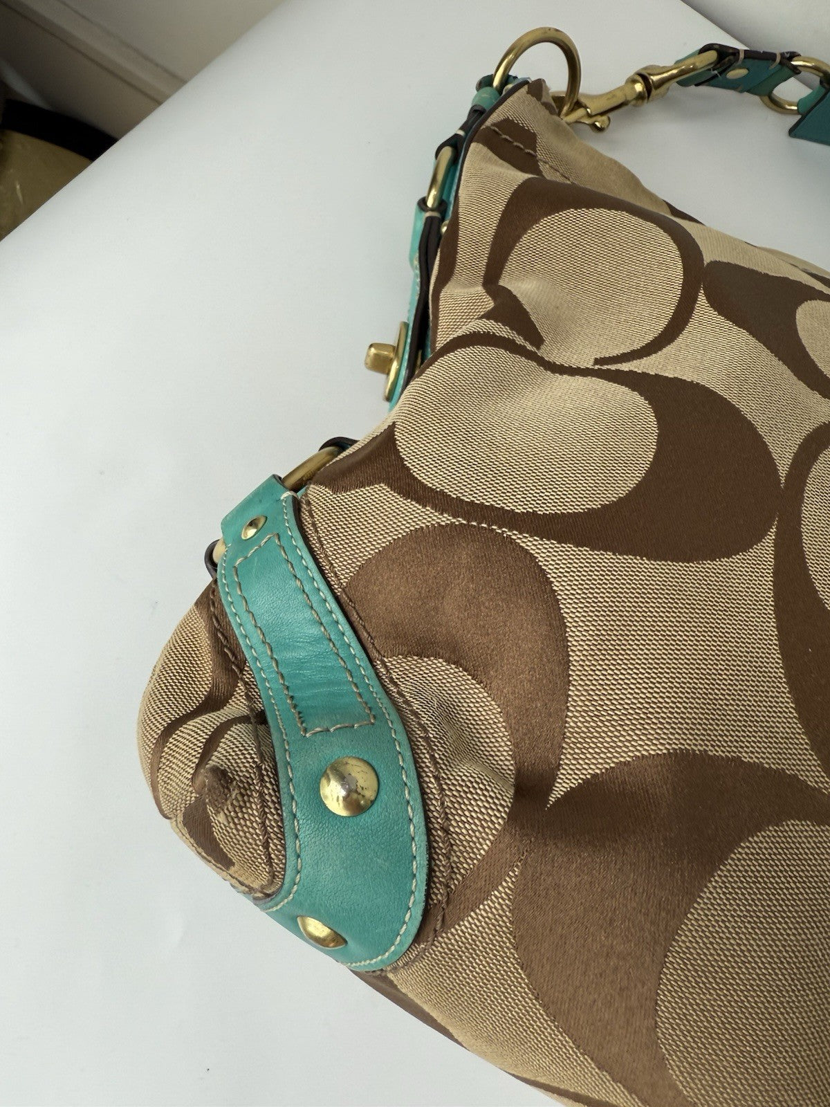 Vintage Coach Carly Bag Coach Signature Hobo Bag 00s Y2K Bag