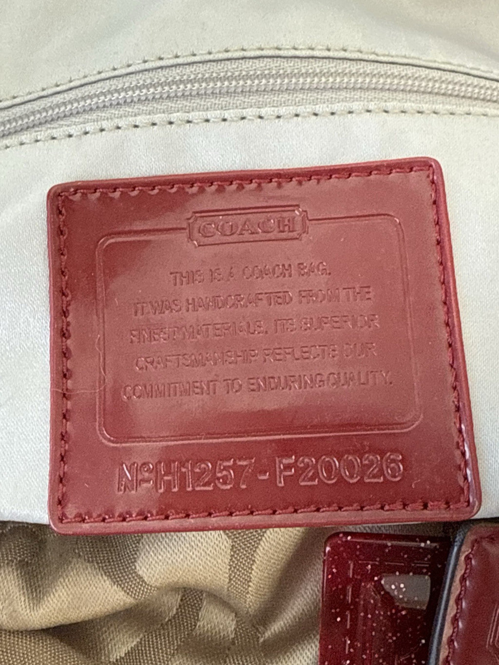 Vintage Coach Poppy Signature Sateen Pocket Tote Bag 00s Y2K handbag