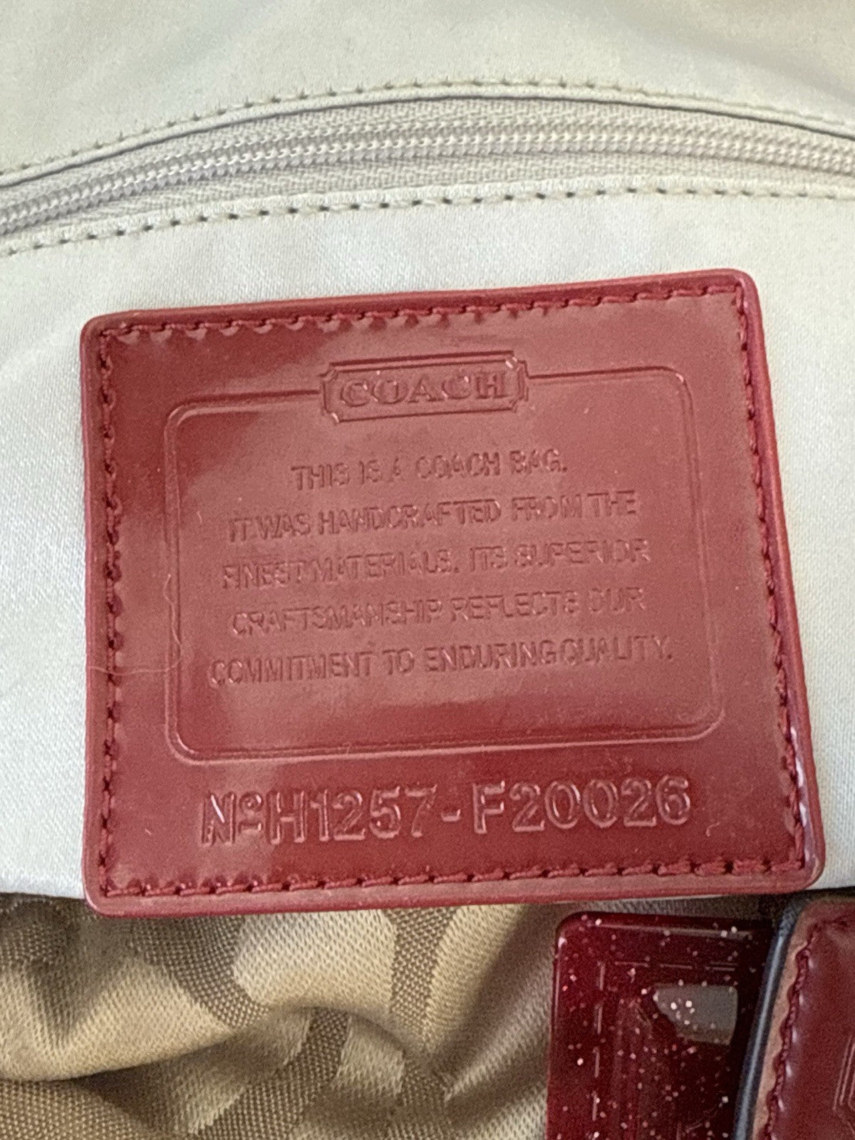 Vintage Coach Poppy Signature Sateen Pocket Tote Bag 00s Y2K handbag