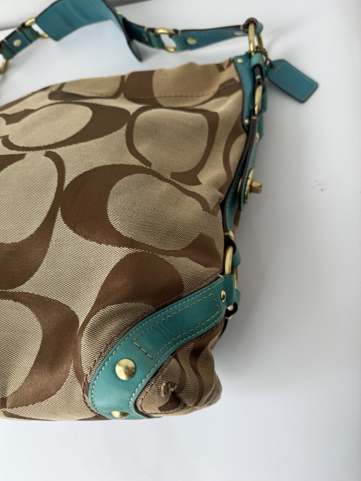 Vintage Coach Carly Bag Coach Signature Hobo Bag 00s Y2K Bag