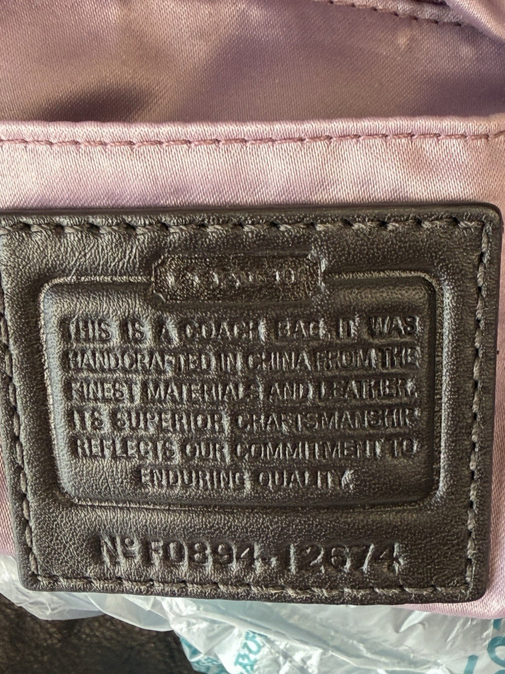 Vintage Coach Zoe Bag Khaki/Mahogany Signature Shoulder Bag 00s Y2K Bag