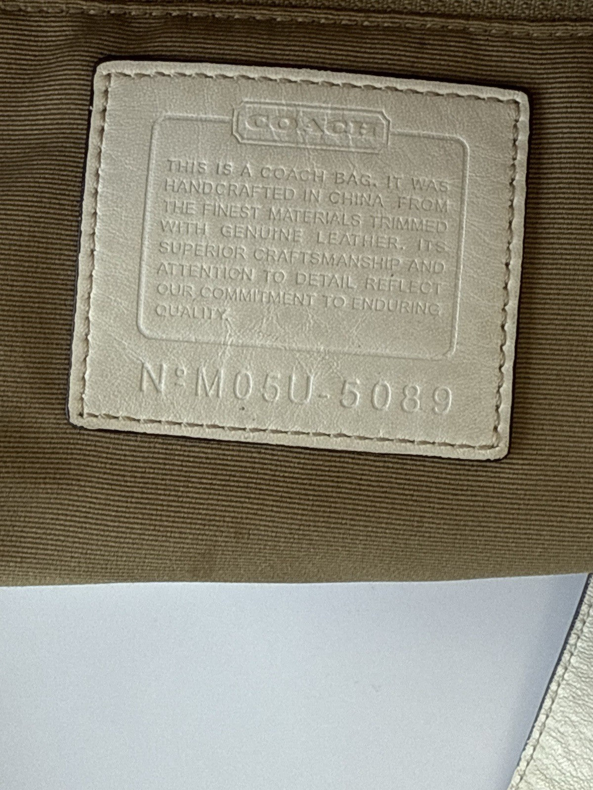 Vintage Coach Soho Bag Beige & Brown Signature Coach Handbag 00s Y2K