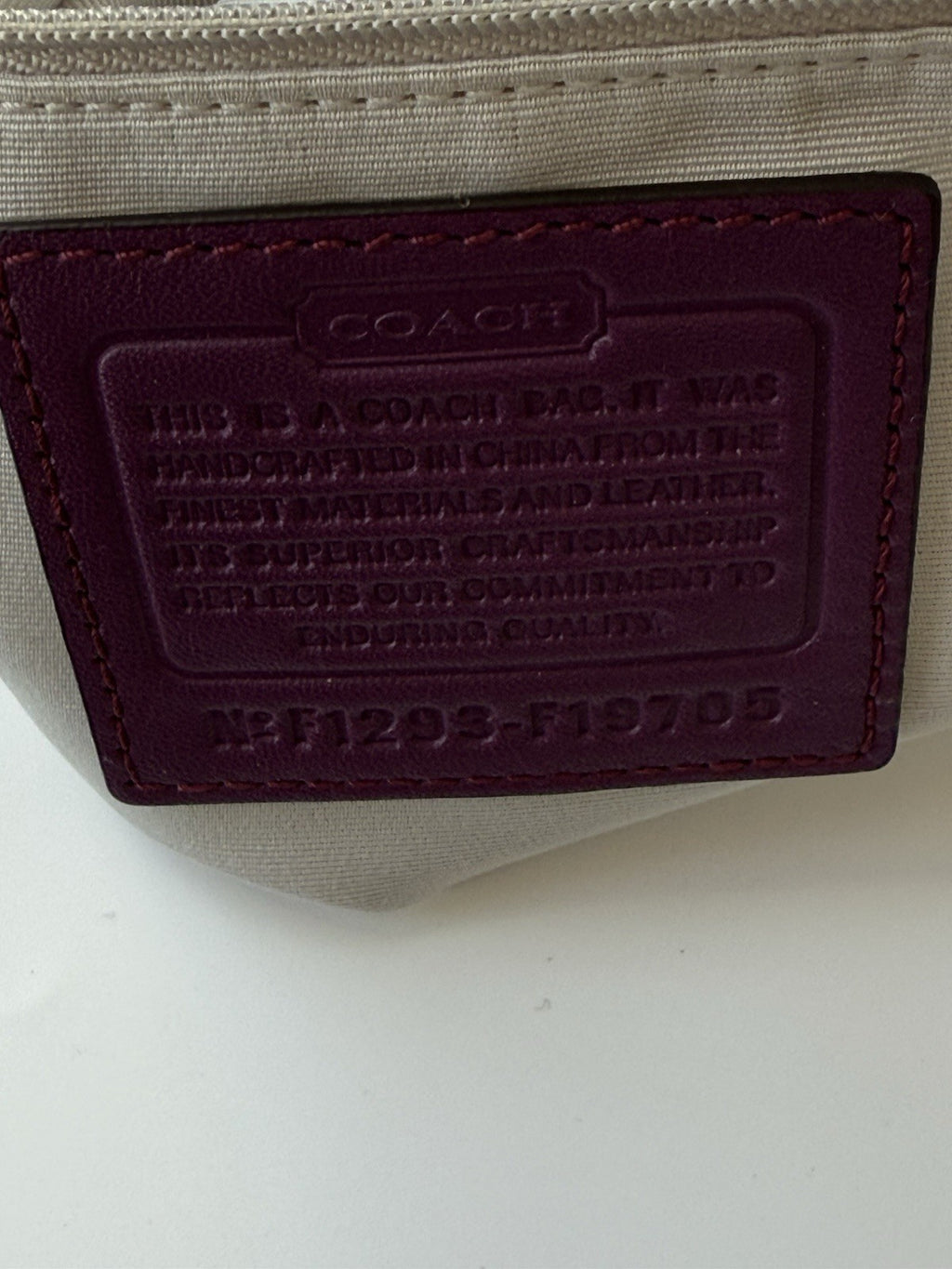 Vintage Coach Soho Hobo Bag Crimson Plum Patent Leather Shoulder Bag 00s Y2K