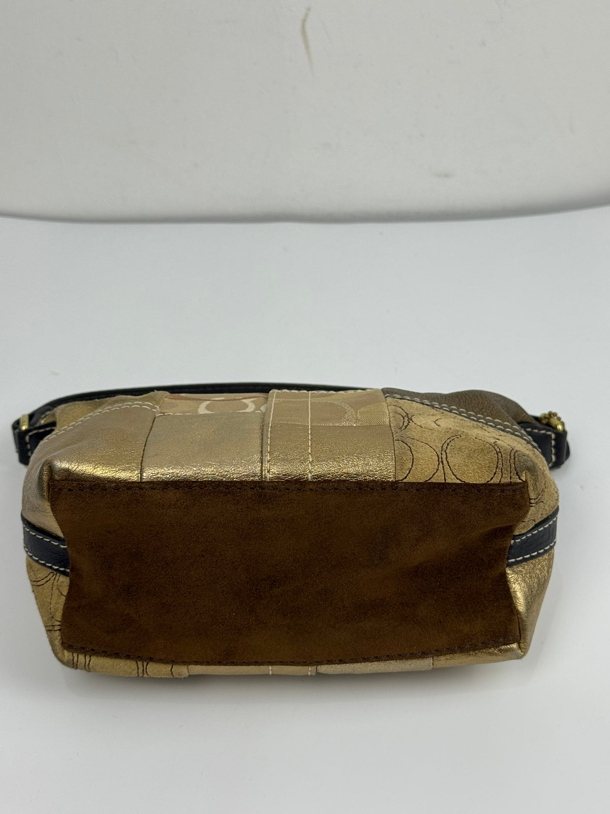 Vintage Coach Patchwork HandBag Multi Colour Patchwork Mini Handbag 00s Y2K