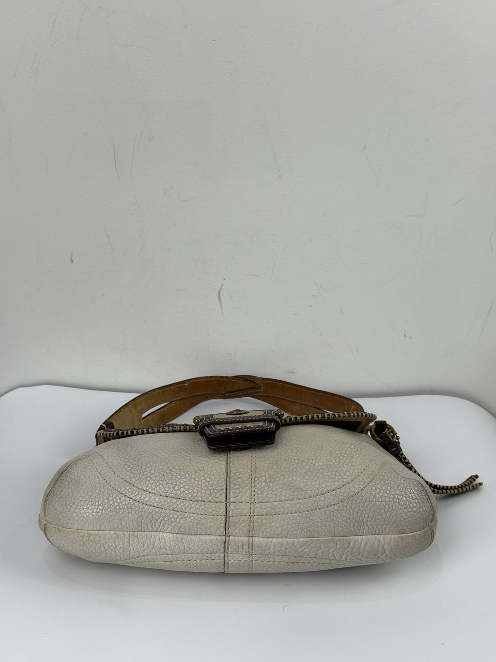 Vintage Coach Soho Studded Leather Flap Bag Coach Shoulder Bag 00s Y2K