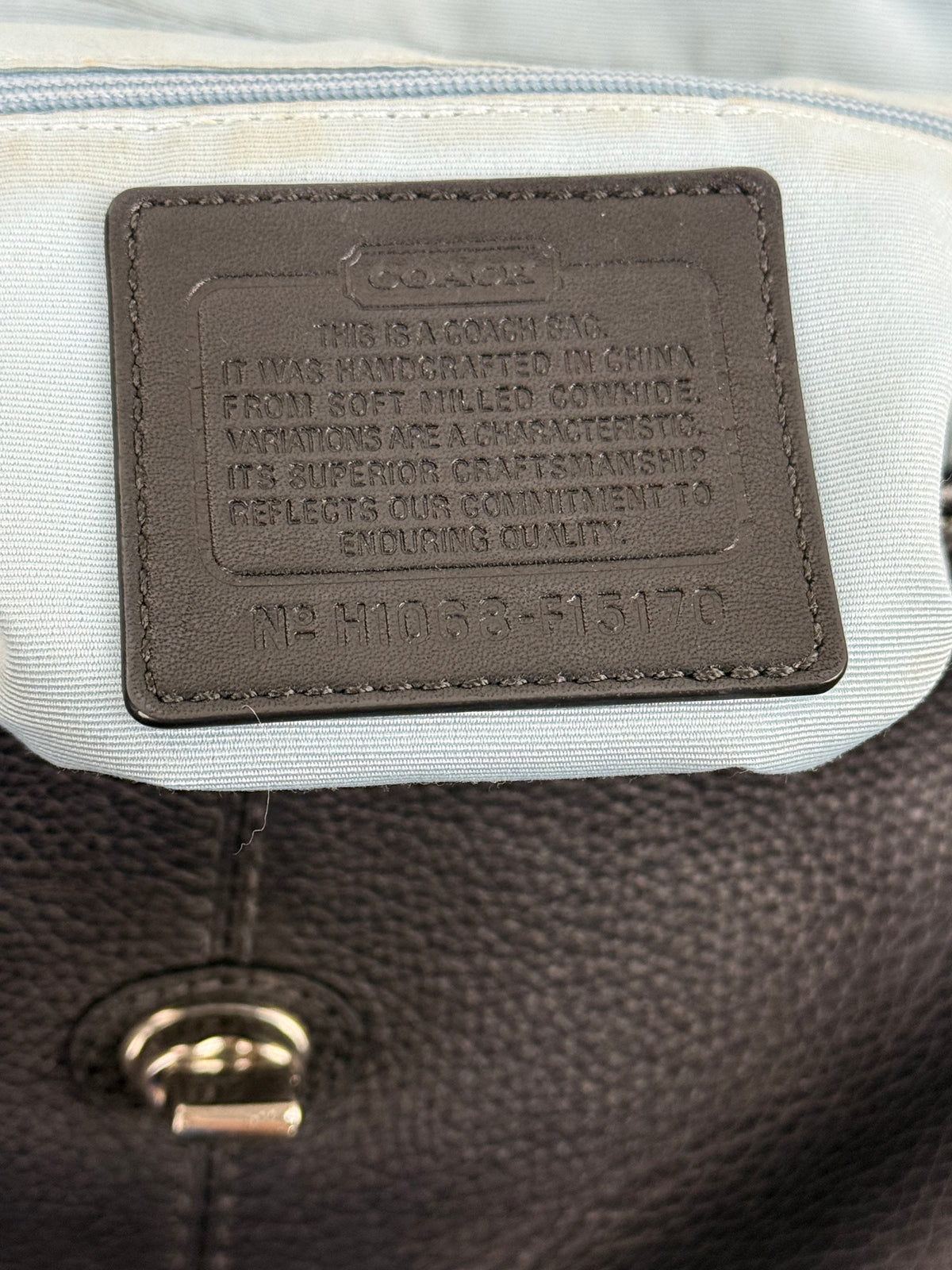 Vintage Coach Black Pebble Leather TurnLock Shoulder Bag Coach Crossbody Bag 00s Y2K