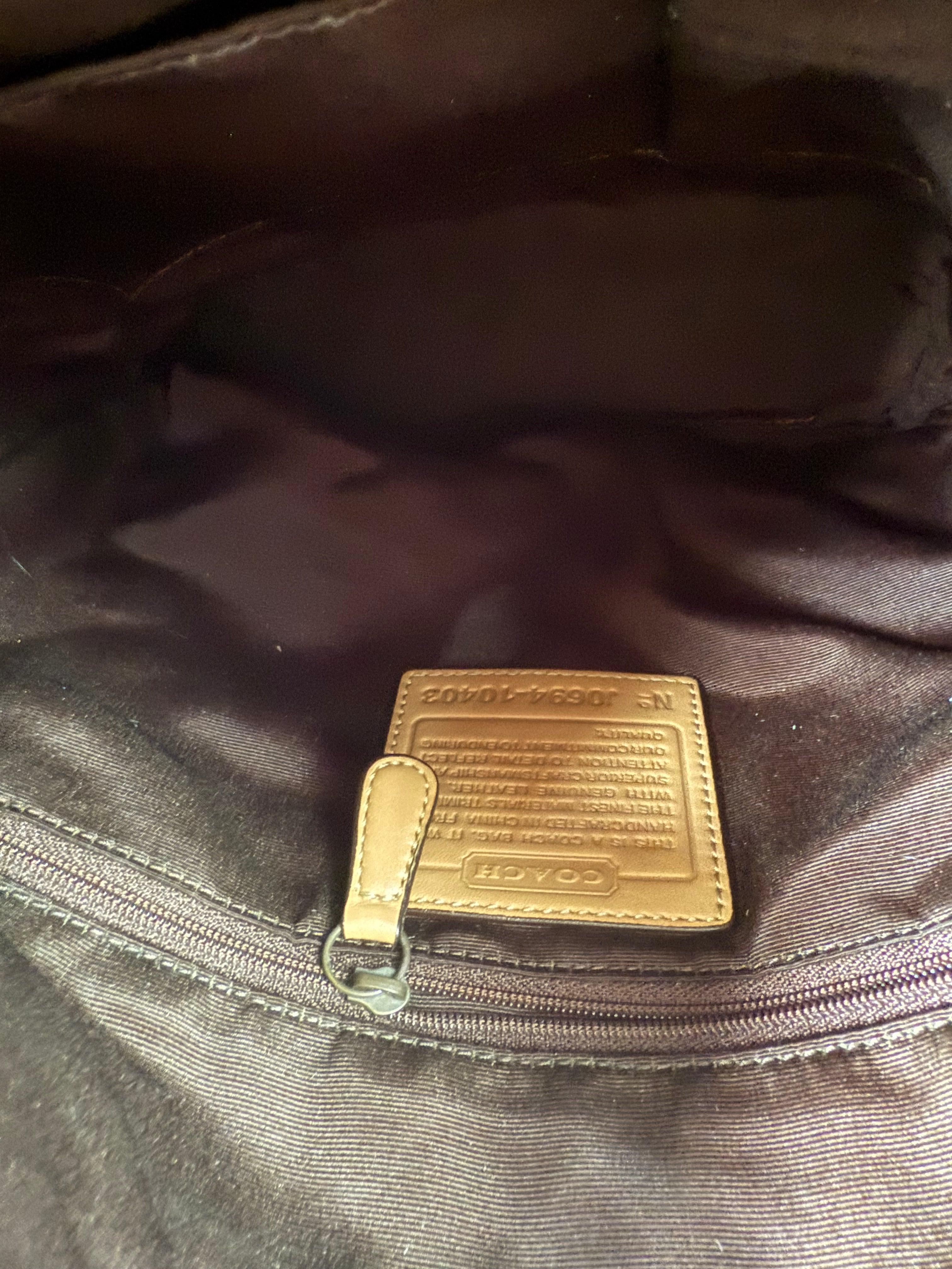 Vintage Coach Bleecker Brown/Tan Bucket Bag Coach Signature Y2K Shoulder Bag