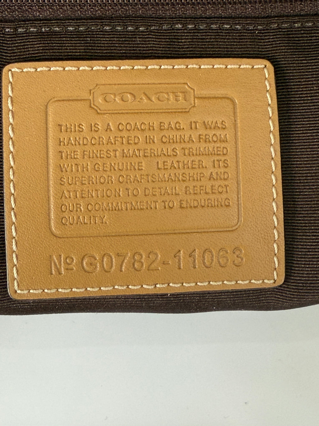 Vintage Coach Hampton Tote Bag Coach Brown/Tan Signature Y2K Handbag