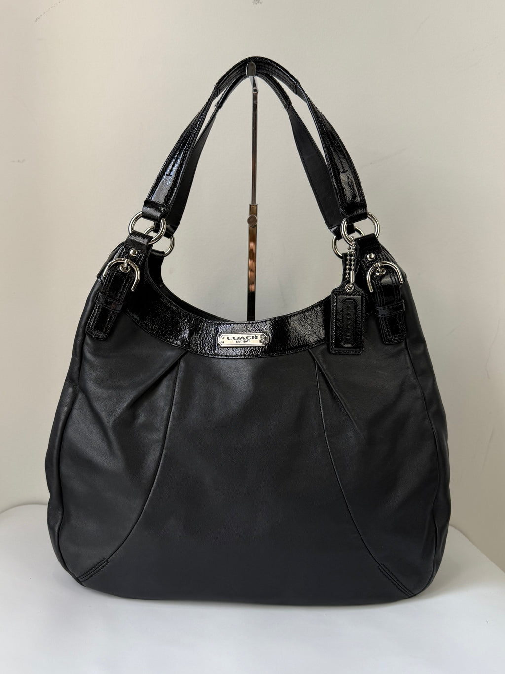 Vintage Coach Soho Hobo Bag Coach Black Leather Shoulder Bag 00s Y2K