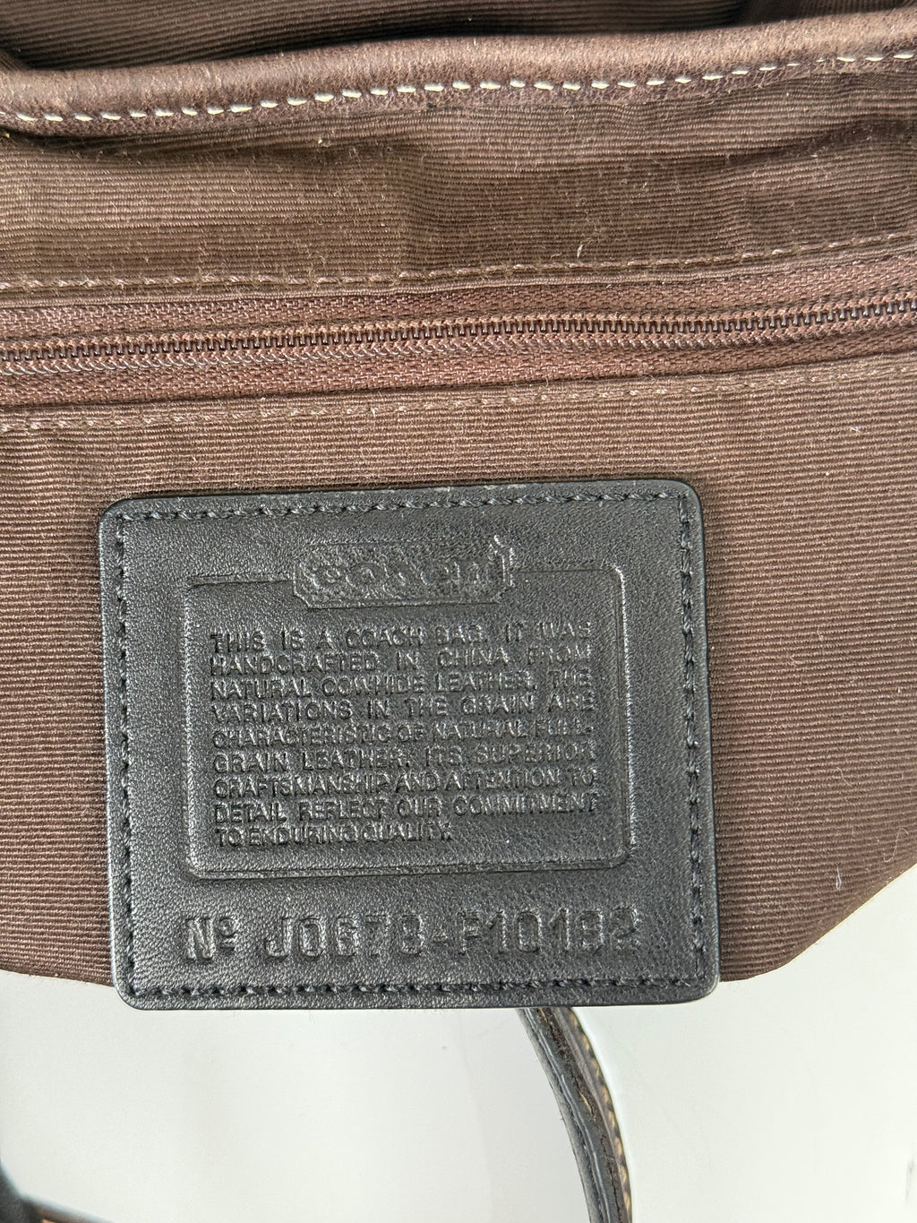 Vintage Coach Dark Brown Soho Shoulder Bag Coach Leather Handbag 00s Y2K