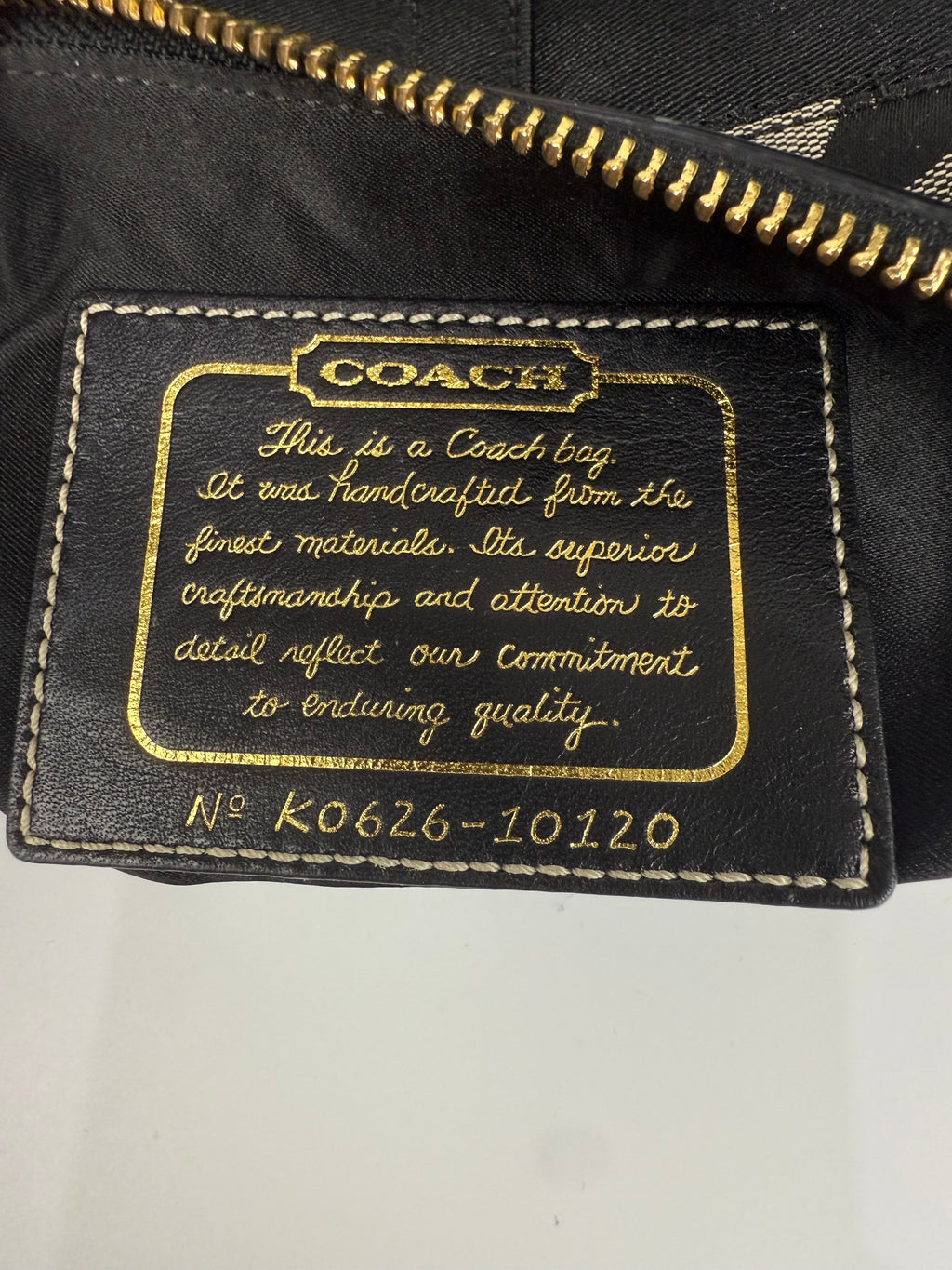 Vintage Coach Signature Stripe Shoulder Bag Coach Black/Grey Y2K HandBag