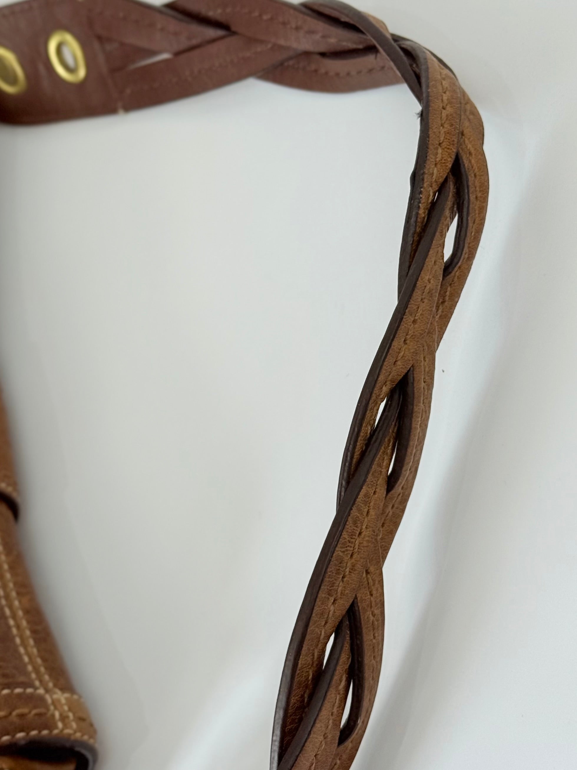 Vintage Coach Brown Soho Shoulder Bag Coach Calf Leather Handbag 00s Y2K