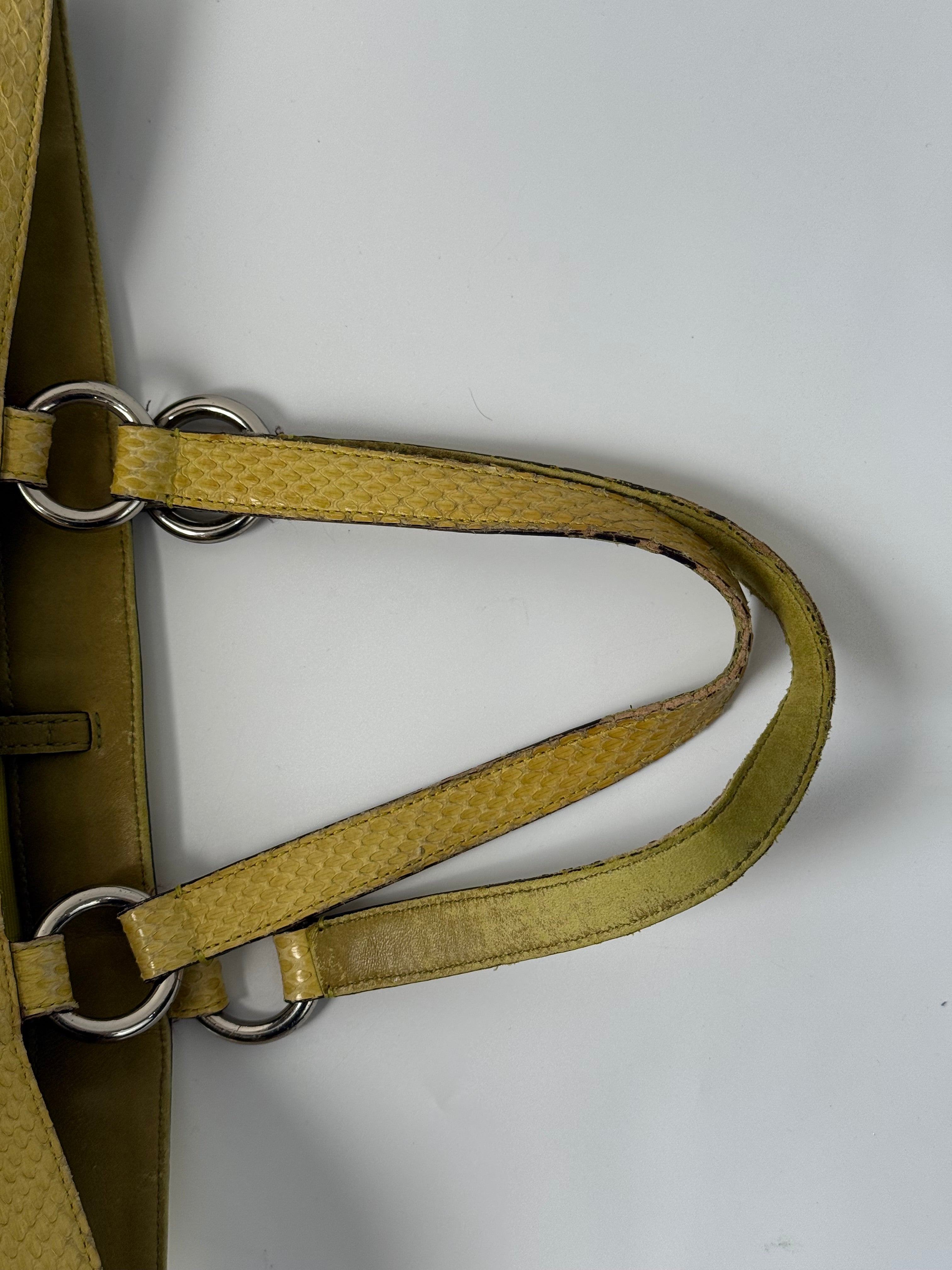 Vintage Coach Patchwork Tote Bag Coach Brown Signature Yellow Leather Handbag 00s Y2K