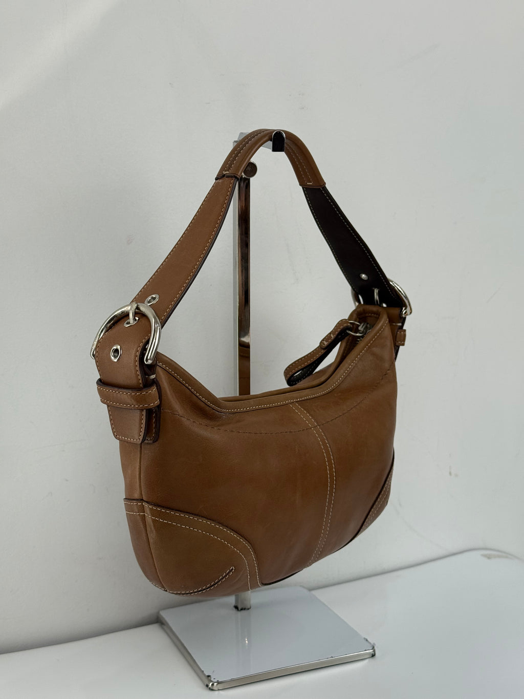 Vintage Coach Hobo Bag Coach Brown/Tan Leather Y2K HandBag