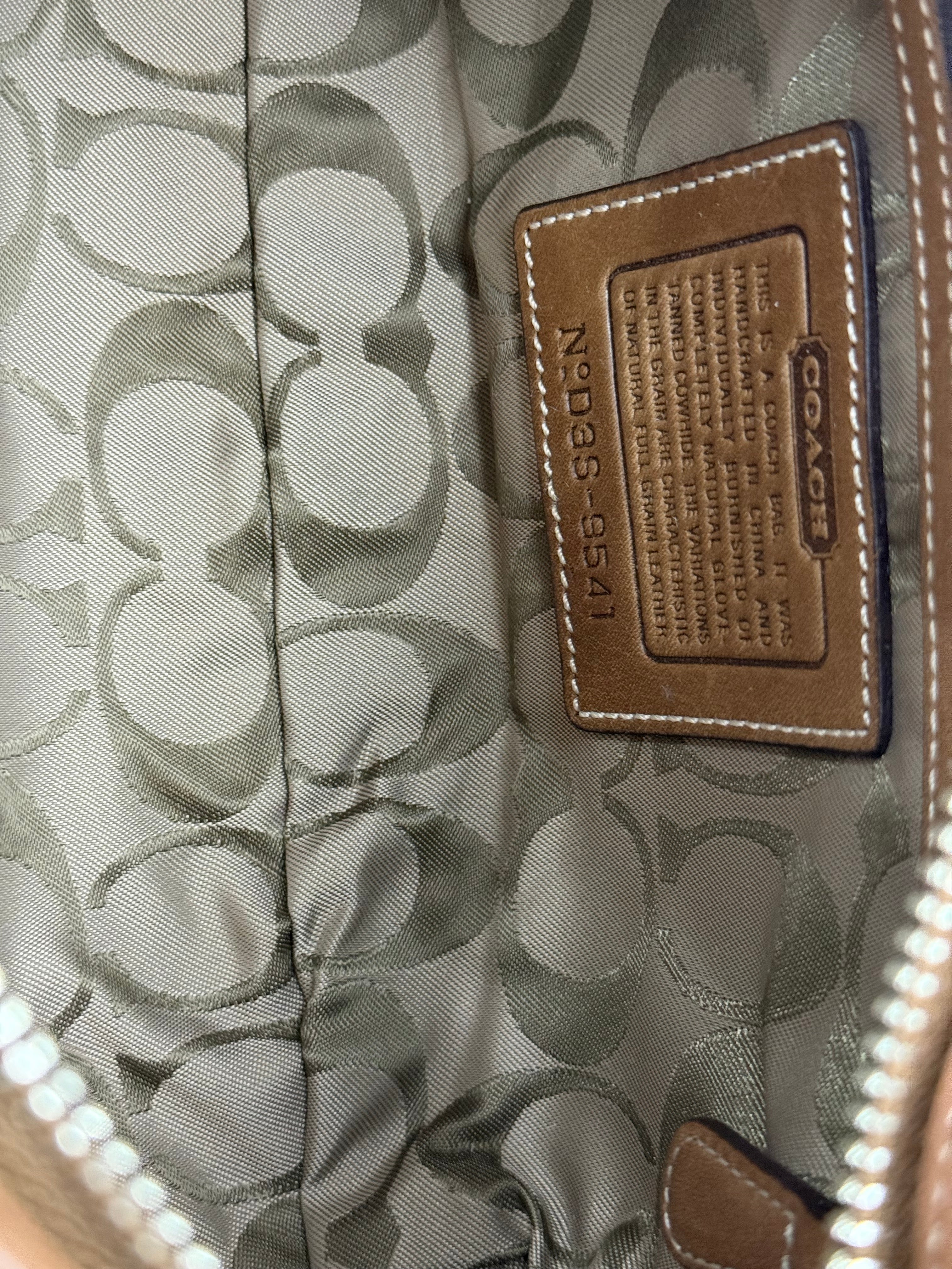 Vintage Coach Hobo Bag Coach Brown/Tan Leather Y2K HandBag