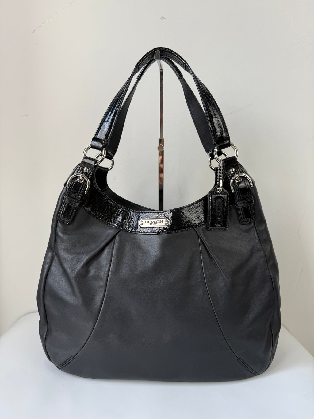 Vintage Coach Soho Hobo Bag Coach Black Leather Shoulder Bag 00s Y2K