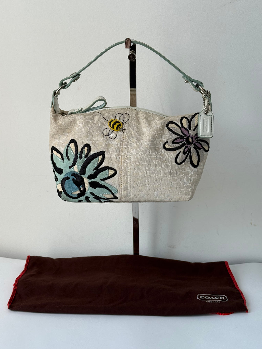 Vintage Coach Bumble Bee Bag Coach Signature Handbag 00s Y2K