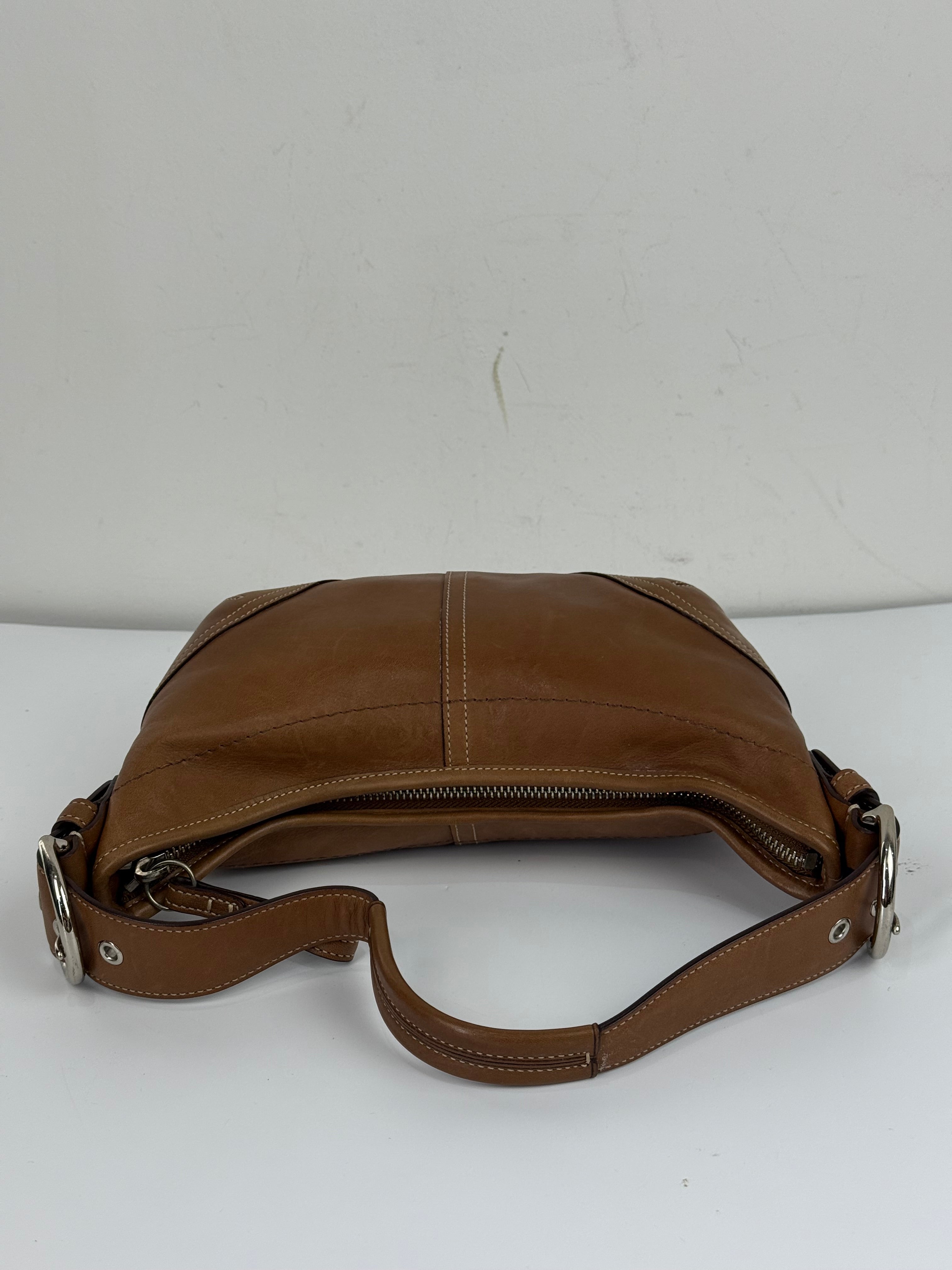 Vintage Coach Hobo Bag Coach Brown/Tan Leather Y2K HandBag