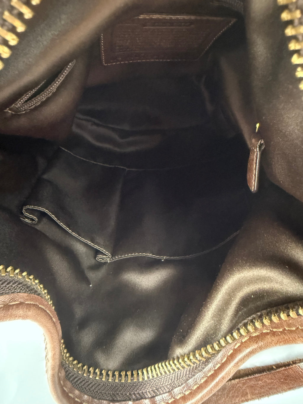 Vintage Coach Bleecker Brown Bucket Bag Coach Signature Y2K Shoulder Bag