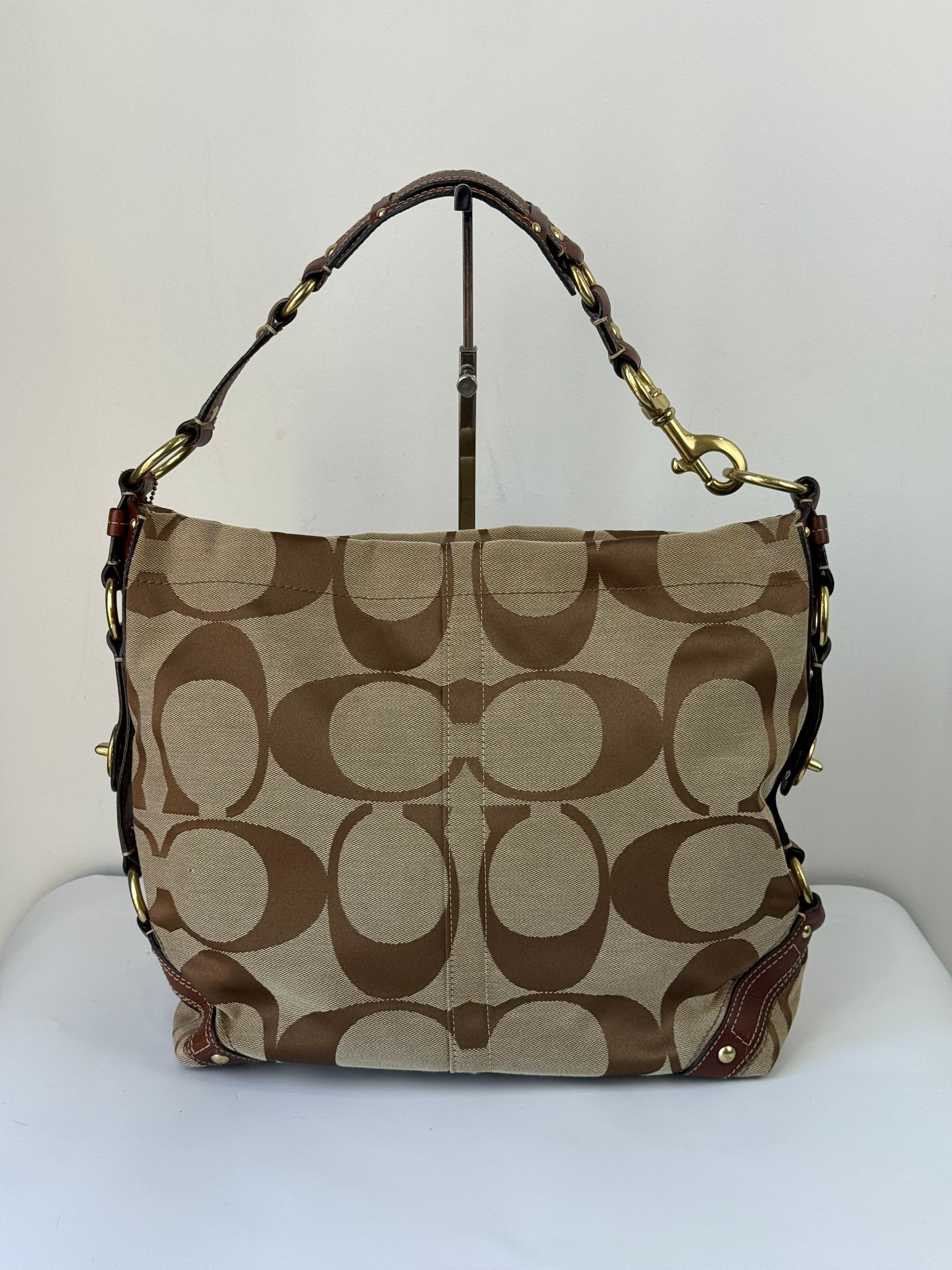 Vintage Coach Carly Bag Coach Signature Hobo Bag 00s Y2K Bag