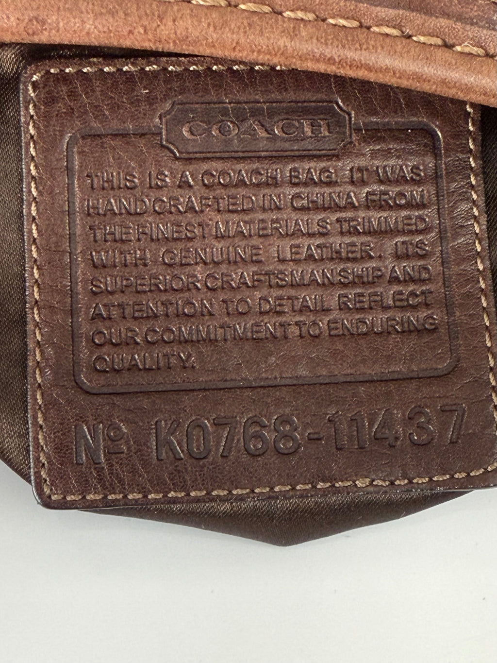 Vintage Coach Bleecker Brown Bucket Bag Coach Signature Y2K Shoulder Bag