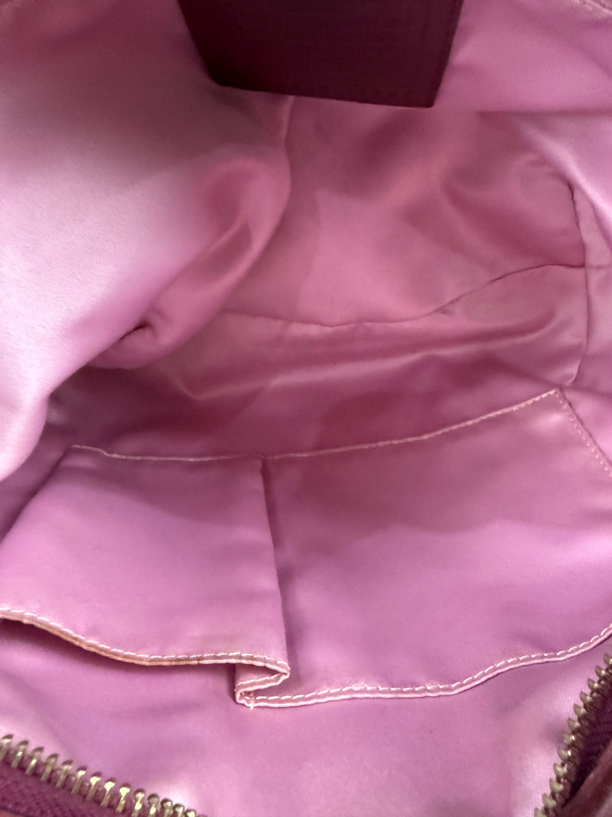 Vintage Coach Ergo Pleated Hobo Bag Coach Signature Bag With Magenta Pink Leather 00s Y2K