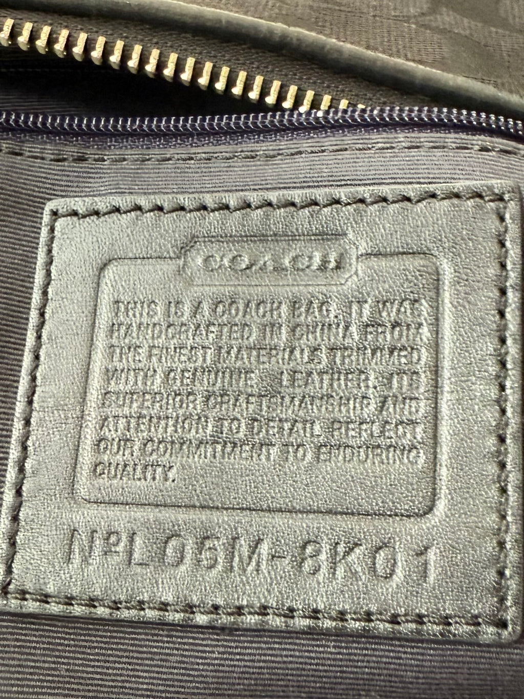 Vintage Coach Baguette East West Bag Black Signature Canvas Shoulder Bag Y2K