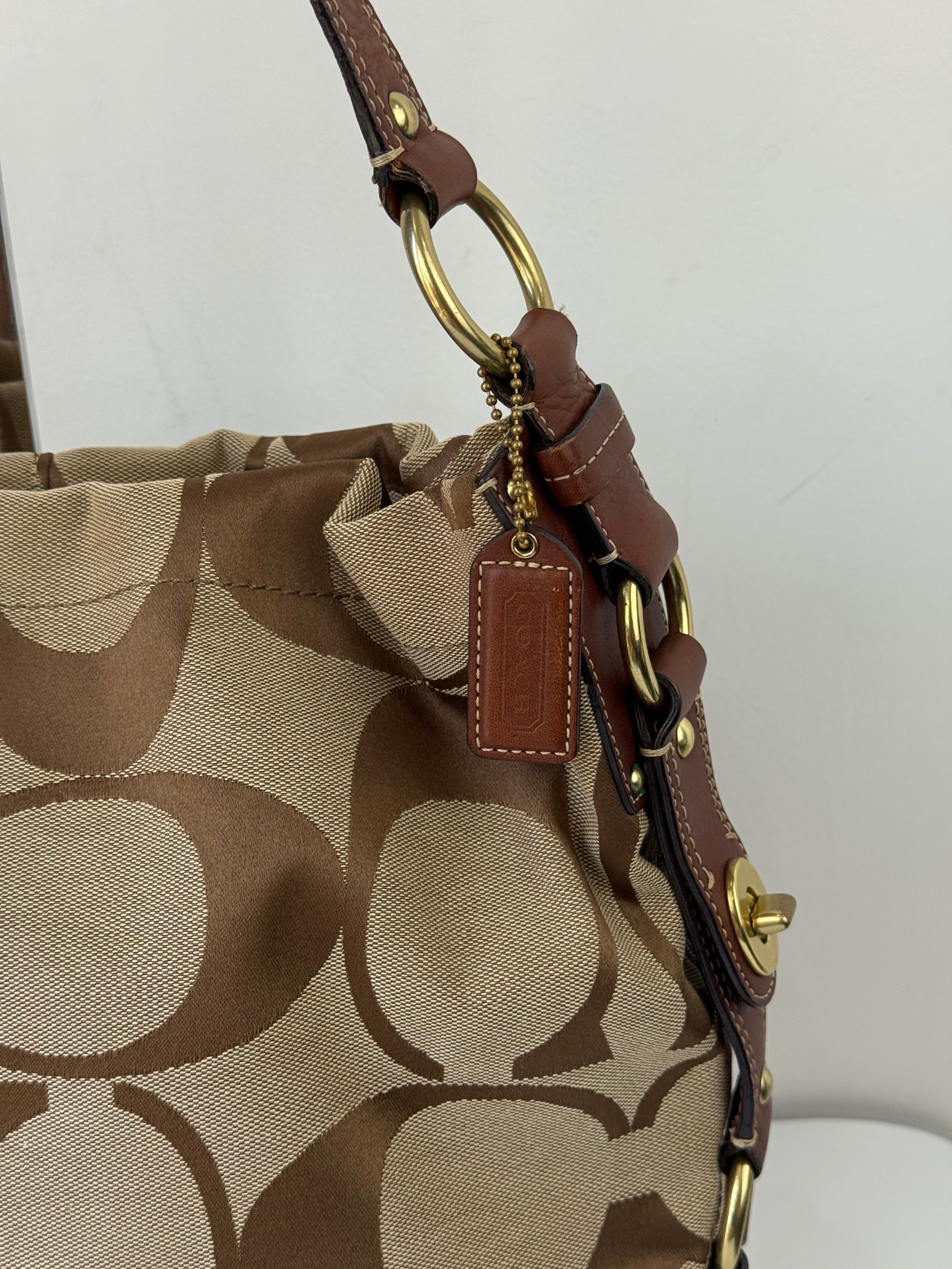 Vintage Coach Carly Bag Coach Signature Hobo Bag 00s Y2K Bag