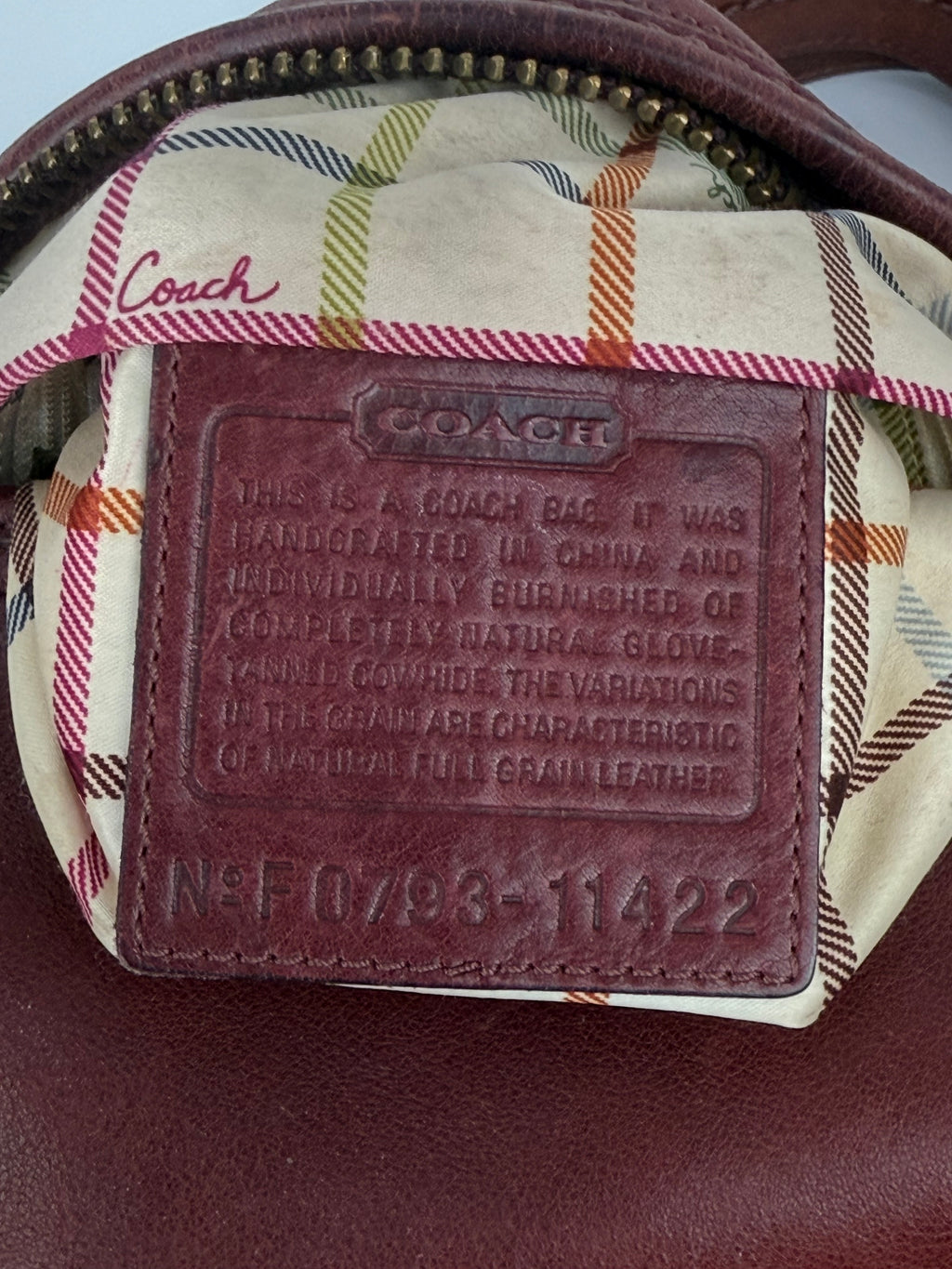 Vintage Coach Bleecker Burgundy Bucket Bag Coach Leather Y2K Shoulder Bag