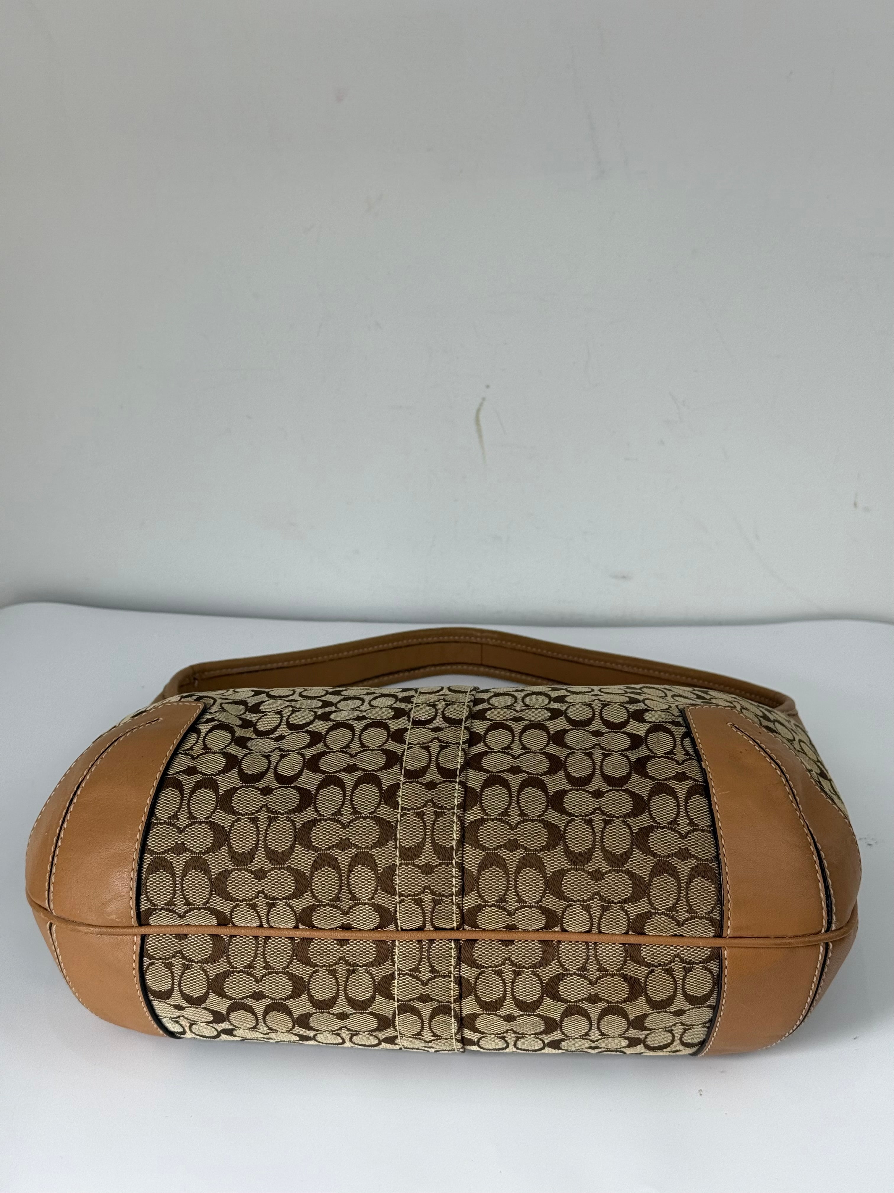 Vintage Coach Ergo Brown/Tan Bag Coach Signature Y2K HandBag