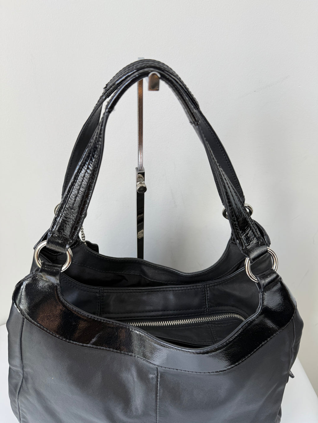 Vintage Coach Soho Hobo Bag Coach Black Leather Shoulder Bag 00s Y2K