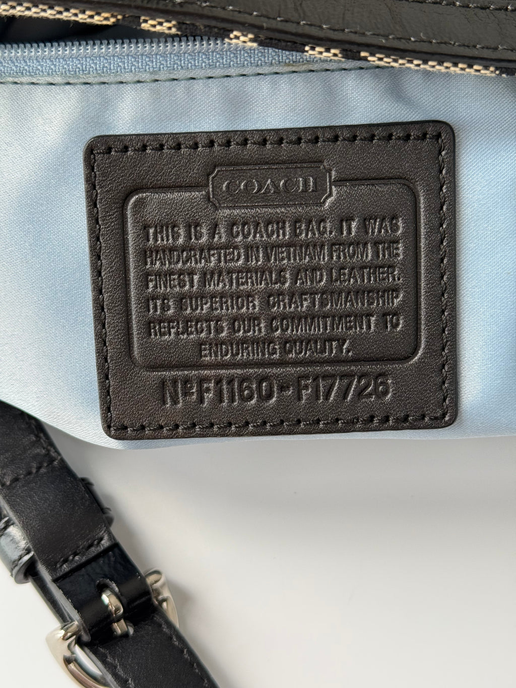 Vintage Coach Gallery Signature Tote Bag Grey & Black Coach Canvas Shoulder Bag 90s 00s Y2K