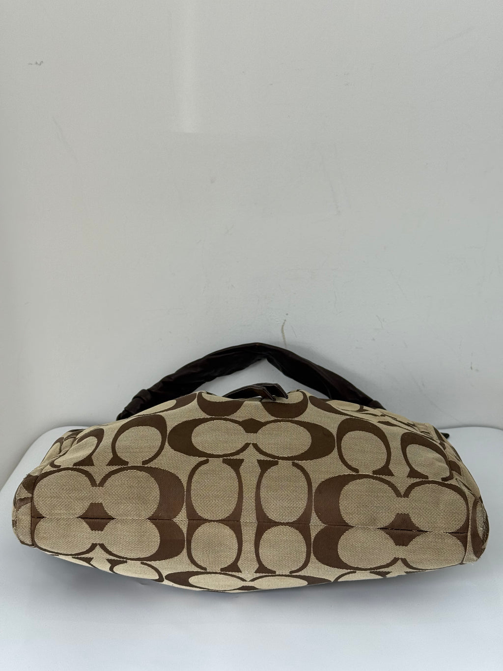 Vintage Coach 2-Way Shoulder Bag Coach Brown/Beige Signature Y2K HandBag