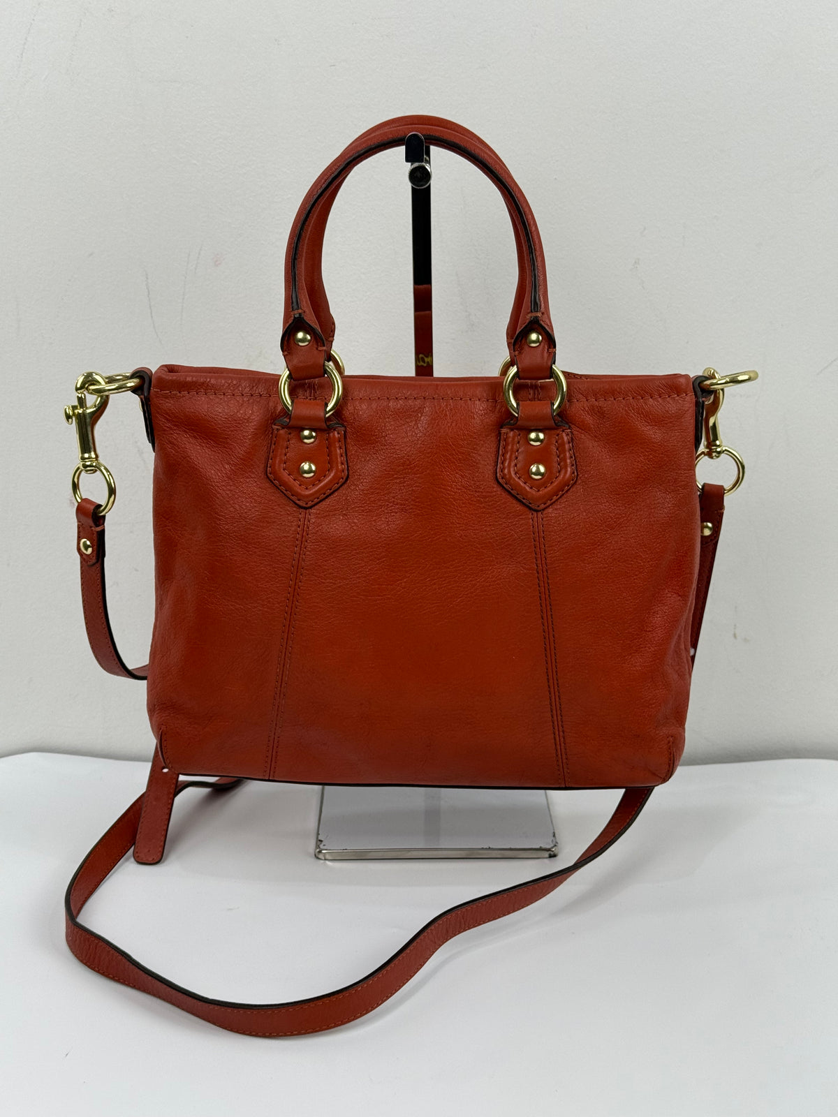 Vintage Coach Ashley Mini Tote Bag with Straps Red Coach Mini Handbag 00s Y2K