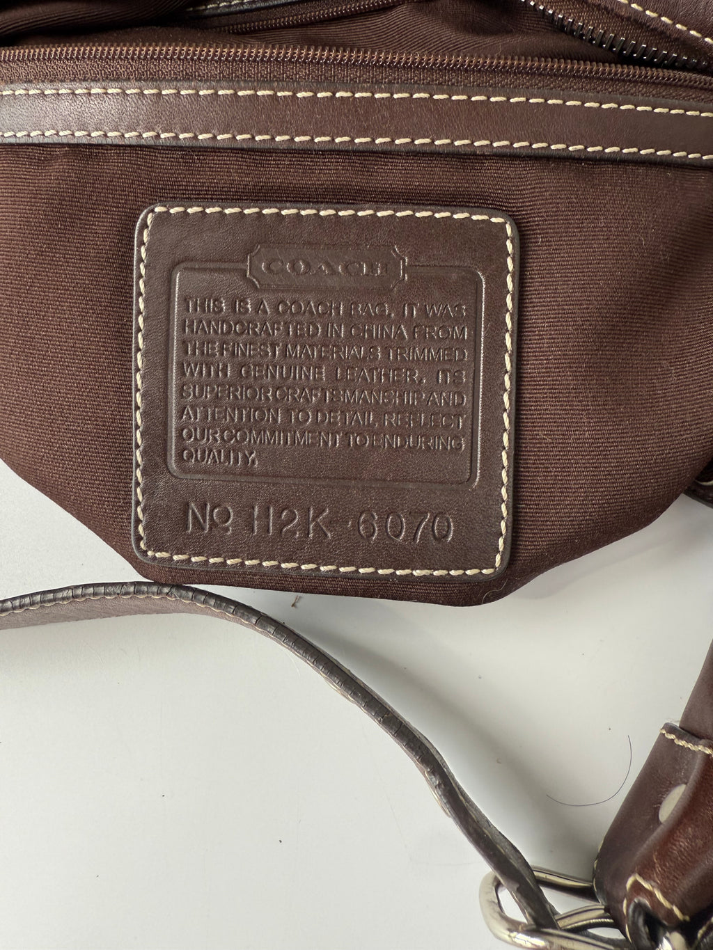 Vintage Coach Soho Hobo Bag Brown & Beige Signature Coach Canvas Shoulder Bag 00s Y2K