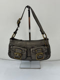 Rare Vintage Coach Mandy 65th Anniversary Legacy Bag Sliver Metallic Leather Shoulder Bag 00s Y2K