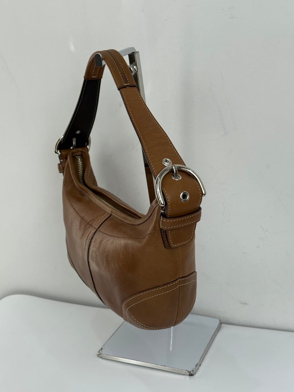 Vintage Coach Hobo Bag Coach Brown/Tan Leather Y2K HandBag