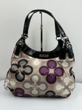 Vintage Coach Soho Lynn Shoulder Bag Optic Print Signature Hobo Bag 00s Y2K