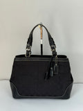 Vintage Coach Hampton Black Tote Bag Coach Signature Y2K HandBag