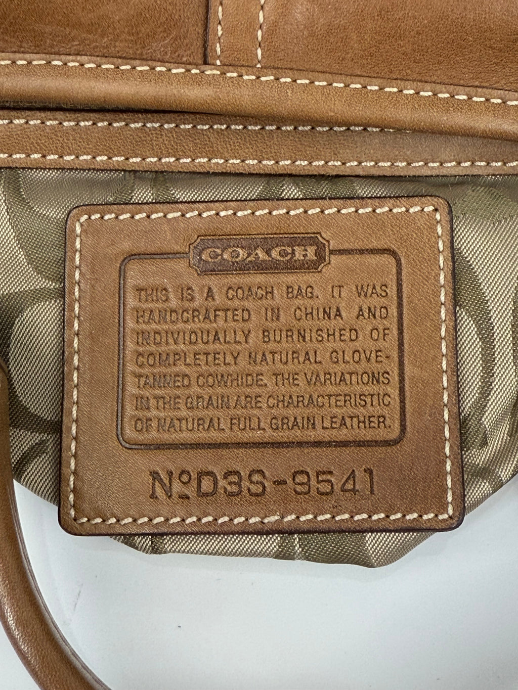 Vintage Coach Hobo Bag Coach Brown/Tan Leather Y2K HandBag