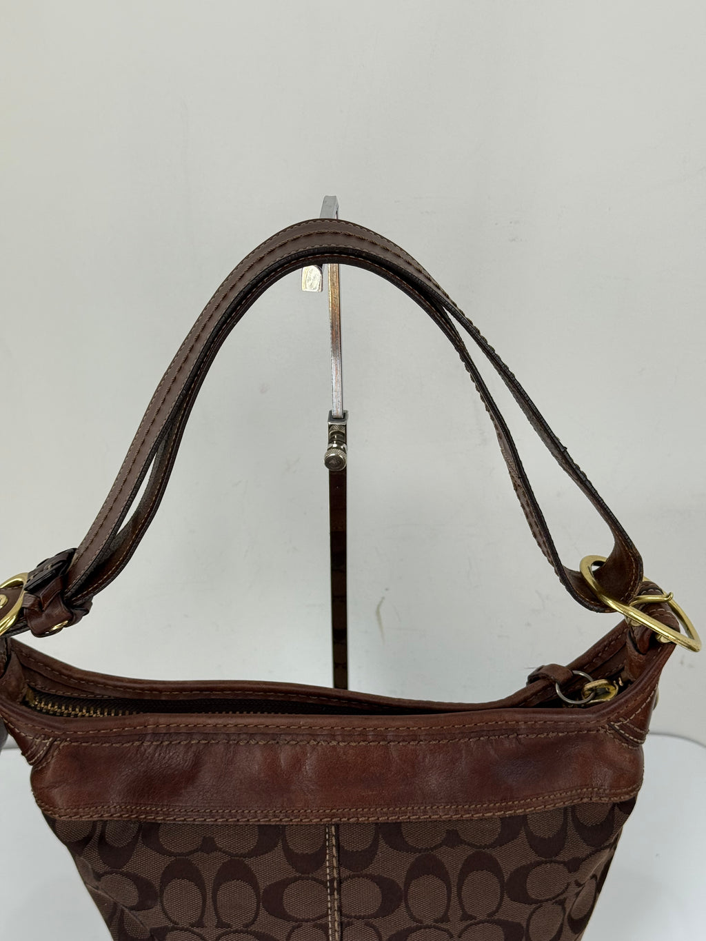 Vintage Coach Bleecker Brown Bucket Bag Coach Signature Y2K Shoulder Bag