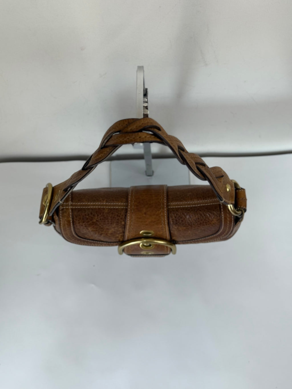 Vintage Coach Brown Soho Shoulder Bag Coach Calf Leather Handbag 00s Y2K