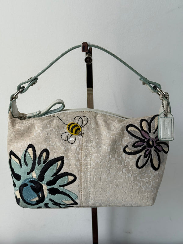 Vintage Coach Bumble Bee Bag Coach Signature Handbag 00s Y2K