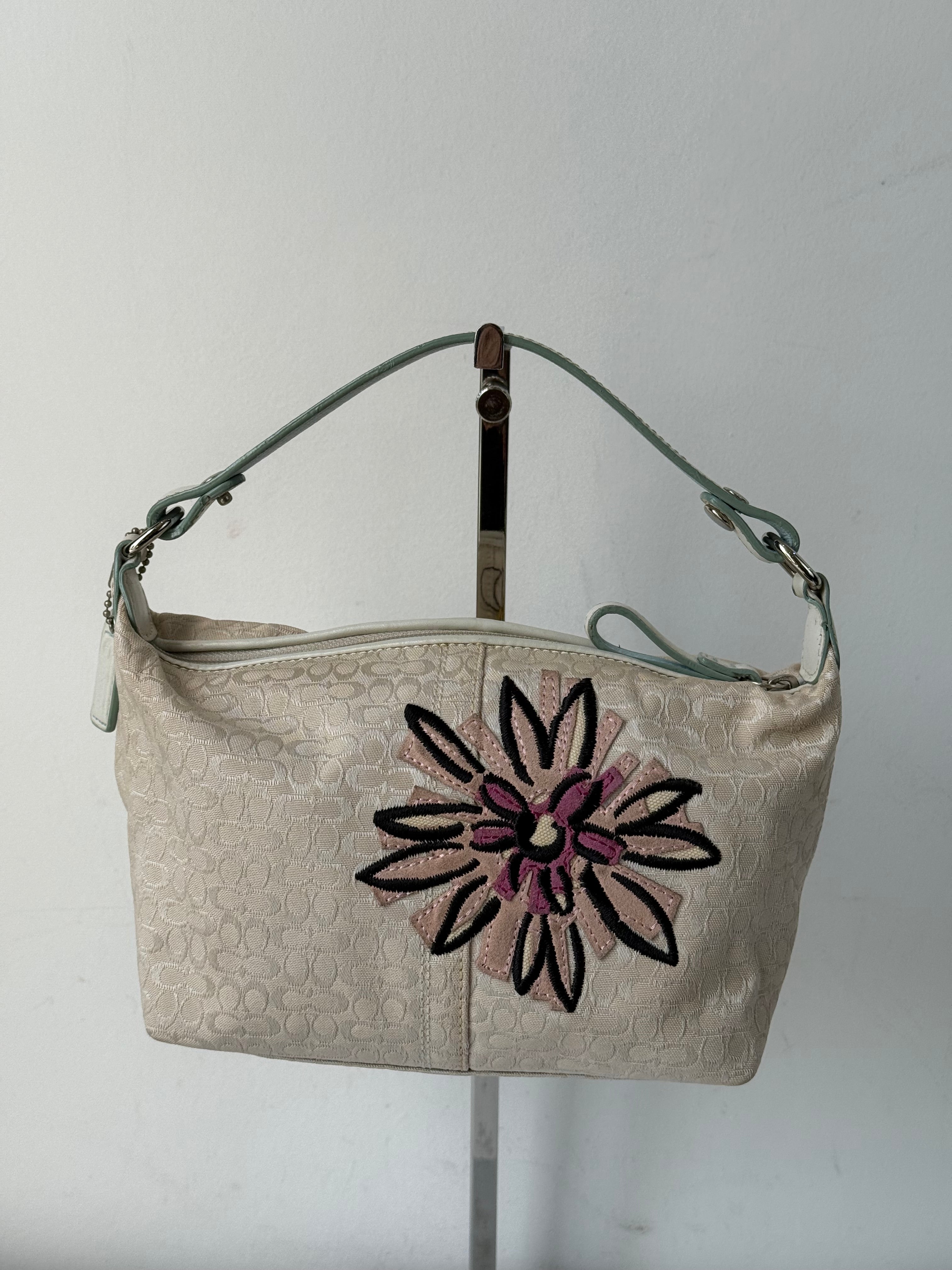 Vintage Coach Bumble Bee Bag Coach Signature Handbag 00s Y2K
