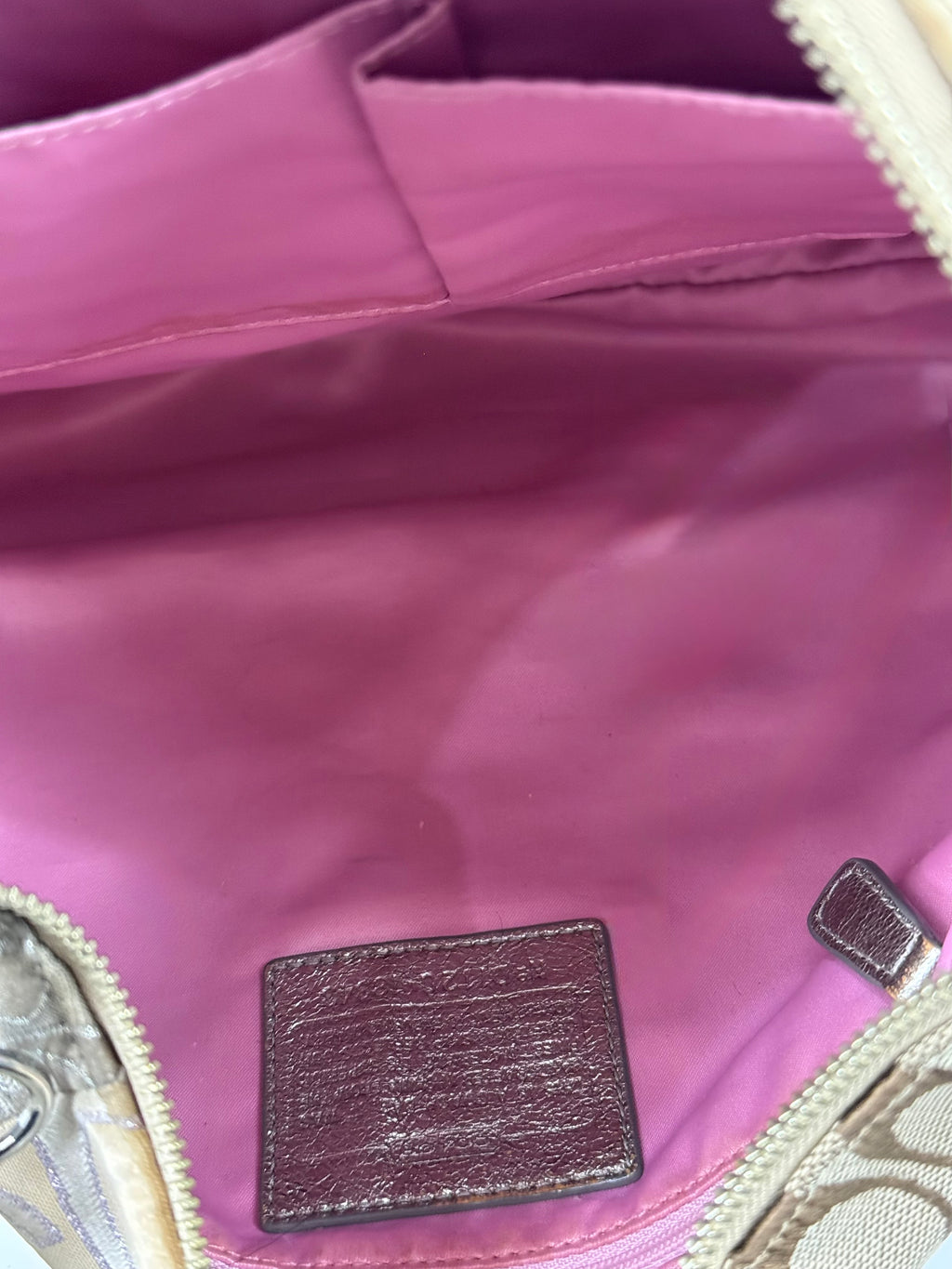 Vintage Coach Poppy Sequin 2-way Shoulder Bag Coach Signature Patchwork Heart Design Handbag 00s Y2K