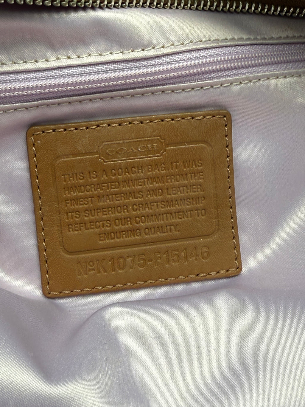 Vintage Coach Gallery Signature Tote Bag Brown & Beige Canvas Shoulder Bag 00s Y2K